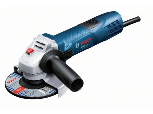 BOSCH Sarokcsiszoló 115 mm GWS 7-115 E fordulatszám szabályzós, kartondobozban / 720 W