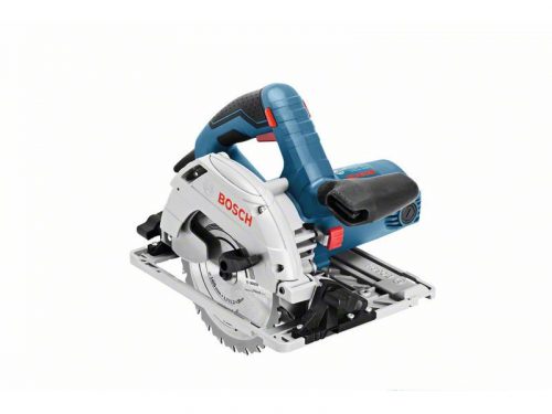 BOSCH Körfűrész GKS 55+ GCE lágy indítású, motorfékes, kartondobozban (165 mm x 20 mm) / 1350 W