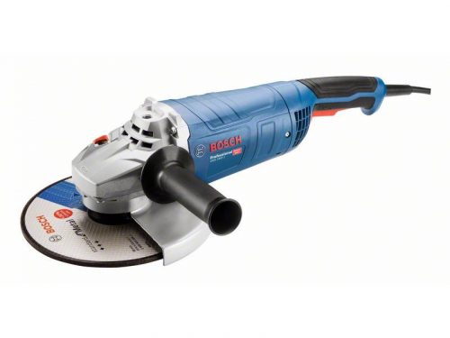 BOSCH Sarokcsiszoló 230 mm GWS 2400 J lágy indítású, kartondobozban / 2400 W