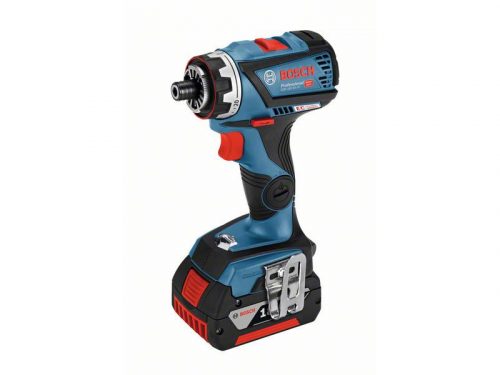 BOSCH GSR 18V-60 FC Akkus fúrócsavarozó (2x5,0Ah) + FlexiClick adapter készlet L-Boxx-ban 06019G7100