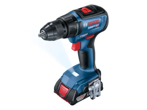 BOSCH Akkus fúrócsavarozó GSR 18V-50 L-Case-ben (2 x 2,0 Ah + töltő)