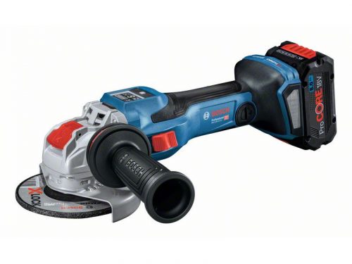 BOSCH GWX 18V-15 SC Akkus sarokcsiszoló X-LOCK (2x8,0Ah ProCORE) L-Boxx-ban