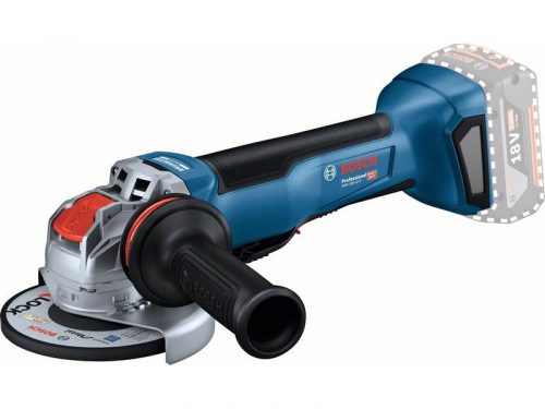 BOSCH Akkus sarokcsiszoló GWX 18V-10 P X-LOCK (akku és töltő nélkül) kartondobozban