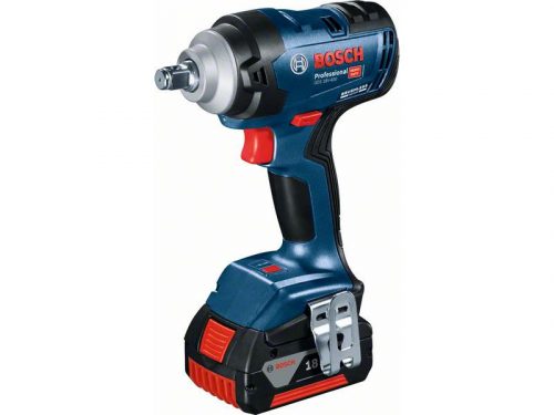 BOSCH Akkus ütvecsavarozó GDS 18V-400 kofferben 1/2"-os (2 x 5,0 Ah + töltő)