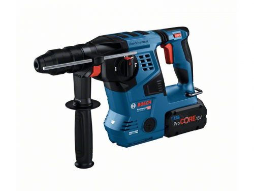 BOSCH GBH 18V-28 C Akkus fúrókalapács (2x ProCORE18V 8.0Ah, GAL1880 CV, Quick Change Chuck, GDE 1