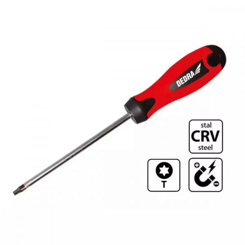 Csavarhúzó Torx T6x60mm, CrV