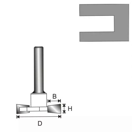 T alakú hornyolók 12mm szárvastagság, D32 H6,35 R9,5