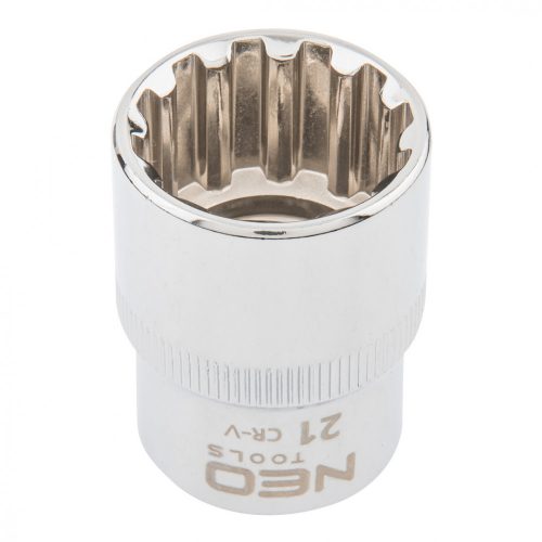 NEO Dugókulcs 21mm, 1/2", SPLINE