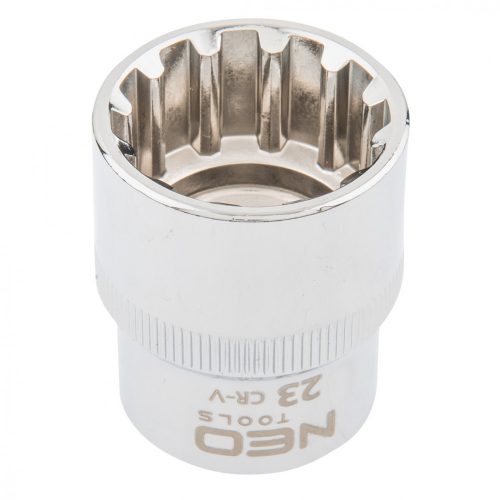 NEO Dugókulcs 23mm, 1/2", SPLINE