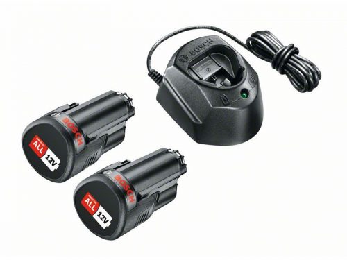 BOSCH Akkumulátor szett PBA 12V / 2 x 1,5 Ah + GAL 1210 CV töltő