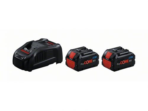 BOSCH Akkumulátor szett ProCORE 18 V / 2 x 5,5 Ah + GAL 1880 CV gyorstöltő