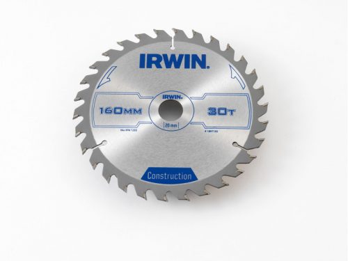 IRWIN1 Fűrésztárcsa fához 160 x 20 mm / 30T