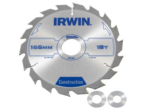 IRWIN1 Fűrésztárcsa fához 165 x 30 mm / 18T