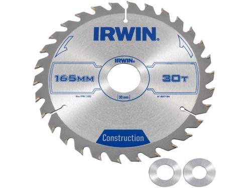 IRWIN1 Fűrésztárcsa fához 165 x 30 mm / 30T