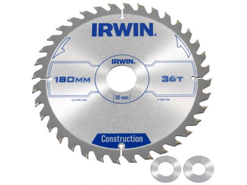 IRWIN1 Fűrésztárcsa fához 180 x 30 mm / 36T