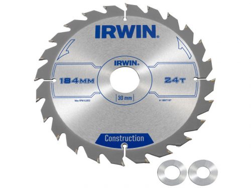 IRWIN1 Fűrésztárcsa fához 184 x 30 mm / 24T