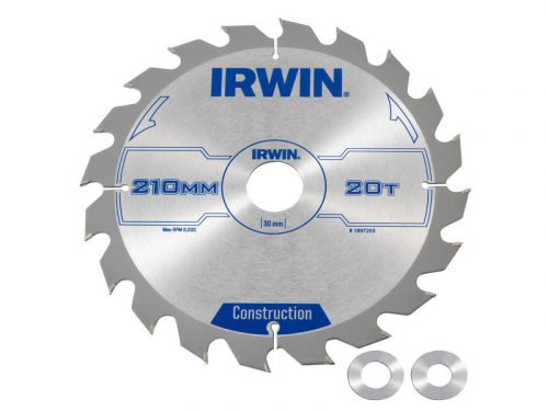 IRWIN1 Fűrésztárcsa fához 210 x 30 mm / 20T