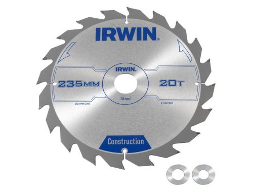 IRWIN1 Fűrésztárcsa fához 235 x 30 mm / 20T