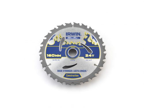 IRWIN1 Fűrésztárcsa fához 160 x 20 mm / 24T