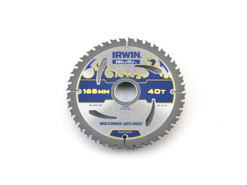 IRWIN1 Fűrésztárcsa fához 165 x 30 mm / 40T