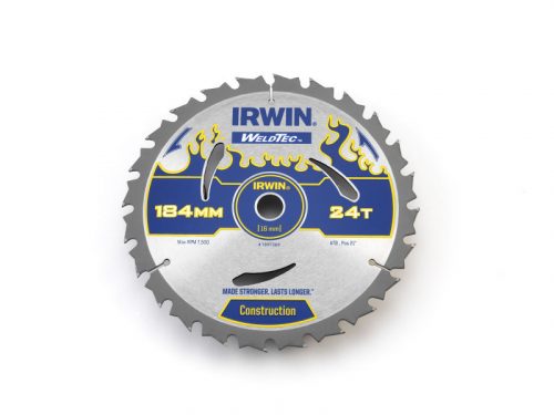 IRWIN1 Fűrésztárcsa fához 184 x 16 mm / 24T