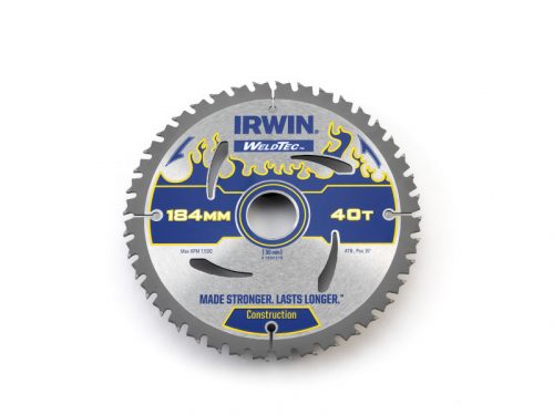 IRWIN1 Fűrésztárcsa fához 184 x 30 mm / 40T