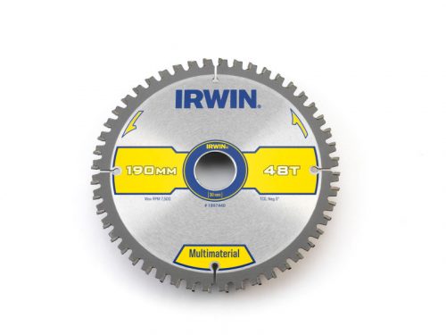 IRWIN1 Fűrésztárcsa Multi 190 x 30 mm / 48TCG