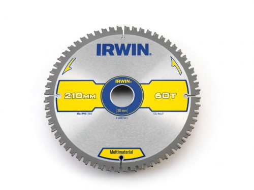 IRWIN1 Fűrésztárcsa Multi 210 x 30 mm / 60TCG