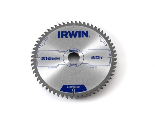 IRWIN1 Fűrésztárcsa aluminiumhoz 216 x 30 mm / 60T