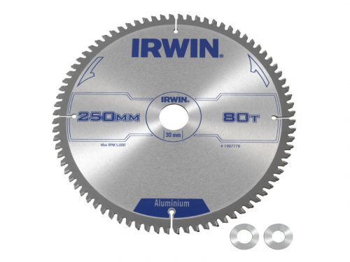 IRWIN1 Fűrésztárcsa aluminiumhoz 250 x 30 mm / 80T