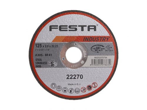 FESTA Vágókorong fémre 125 x 2,0 x 22,2 mm