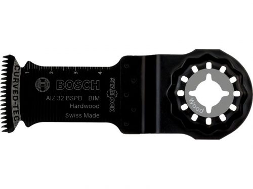 BOSCH Rezgőfűrészlap keményfához 50 x 32 mm AIZ 32 BSPB bimetál Curved-Tec Starlock (25 db/cs)