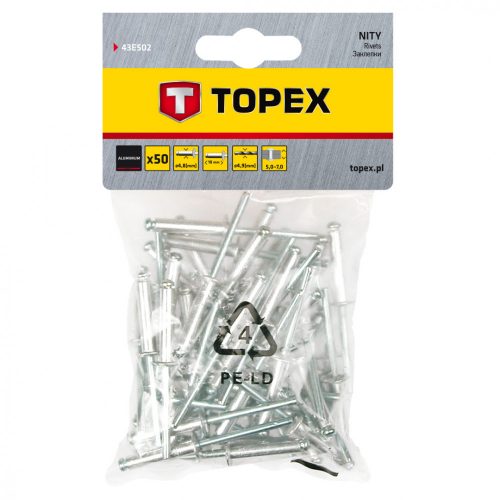 TOPEX POPSZEGECS 4.8X10 50 db.