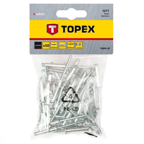 TOPEX POPSZEGECS 4.8X12 50 db.