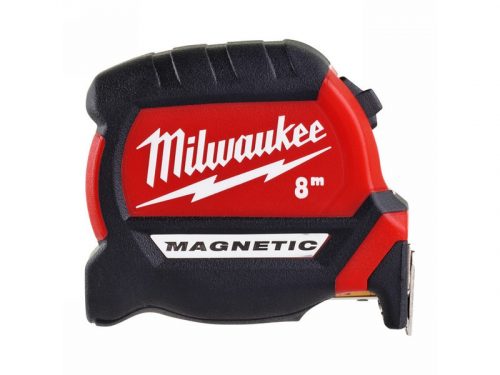 MILWAUKEE Mérőszalag 8 m x 27 mm mágneses, prémium