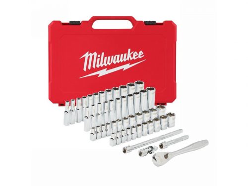 MILWAUKEE Dugókulcs készlet 50 részes 1/4" metrikus és colos