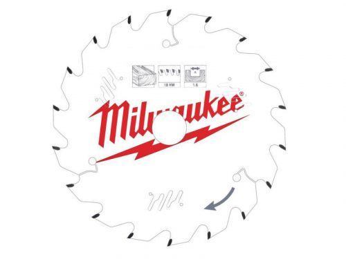 MILWAUKEE Fűrésztárcsa fíber cementhez 165 x 5/8" x 1,8 mm /4T D