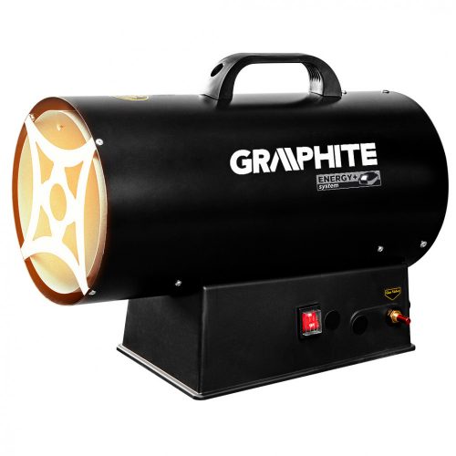 GRAPHITE Gázos hőlégbefúvó(Akkus) 30kW, Energy+ kompatibilis, Akku nélkül!