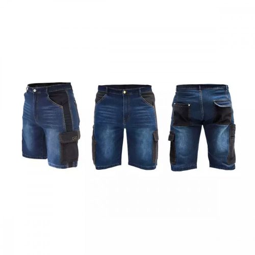 Farmer rövidnadrág, méret LD, denim 280g/m2