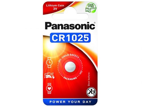 PANASONIC CR1025 3V lítium gombelem 1db/cs