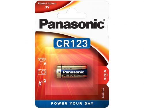 PANASONIC CR123 lítium elem 3 V