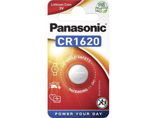 PANASONIC CR1620 3V lítium gombelem 1db/cs