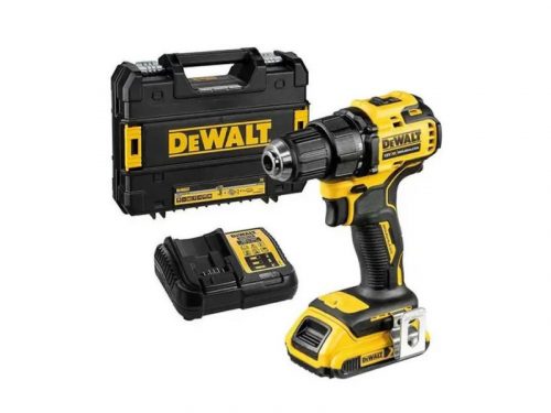 DEWALT Akkus ütvefúró-csavarozó 18 V szénkefe nélküli 68 Nm (1 x 5,0 Ah akku + töltő + TSTAK)