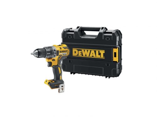 DEWALT Akkus fúrócsavarozó 18 V szénkefe nélküli (akku + töltő nélkül, TSTAK) DCD791NT