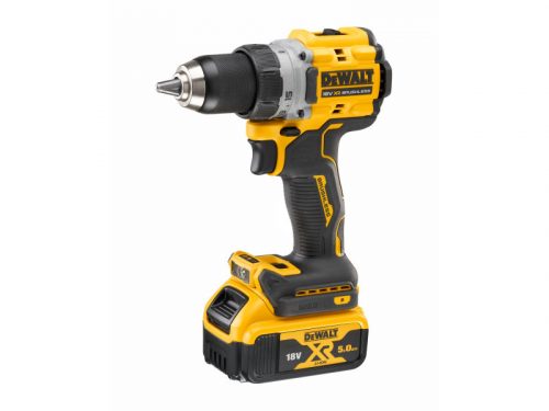 DEWALT Akkus fúrócsavarozó 18 V szénkefe nélküli (2 x 5,0 Ah akku + töltő + TSTAK) DCD800P2T