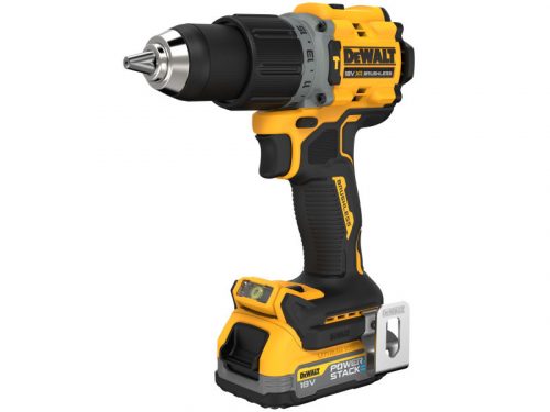 DEWALT Akkus fúrócsavarozó 18 V szénkefe nélküli (2 x 1,7 Ah akku + töltő + TSTAK) DCD805E2T