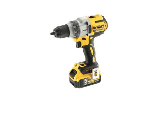 DEWALT Akkus fúrócsavarozó 18 V szénkefe nélküli (2 x 5,0 Ah akku + töltő) DCD991P2