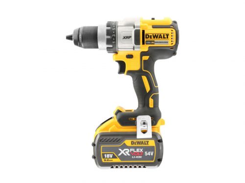 DEWALT Akkus fúrócsavarozó 18 V szénkefe nélküli (2 x 6,0 Ah akku + töltő) DCD991T2