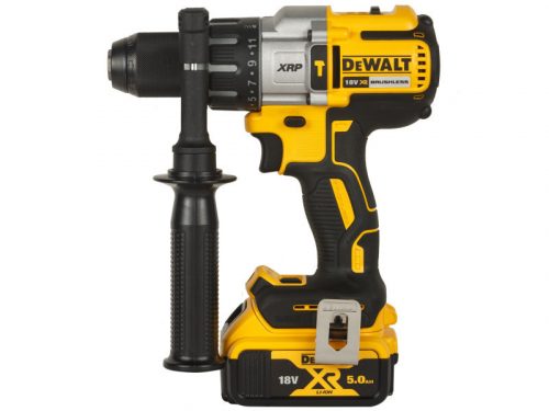 DEWALT Akkus ütvefúró-csavarozó 18 V szénkefe nélküli (2 x 5,0 Ah akku + töltő) DCD996P2