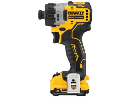 DEWALT Akkus csavarozó 12 V szénkefe nélküli (2 x 2,0 Ah akku + töltő) DCF601D2